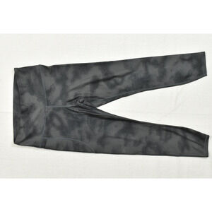 Under Armour HeatGear Compression Leggings Womens Medium Black Gray Camo Print G